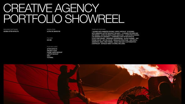 Creative Agency Portfolio Showreel（303498）-技能树